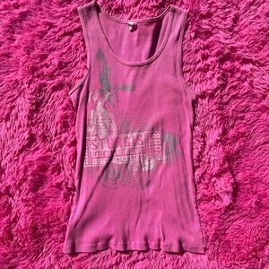 pink sturgis biker tank